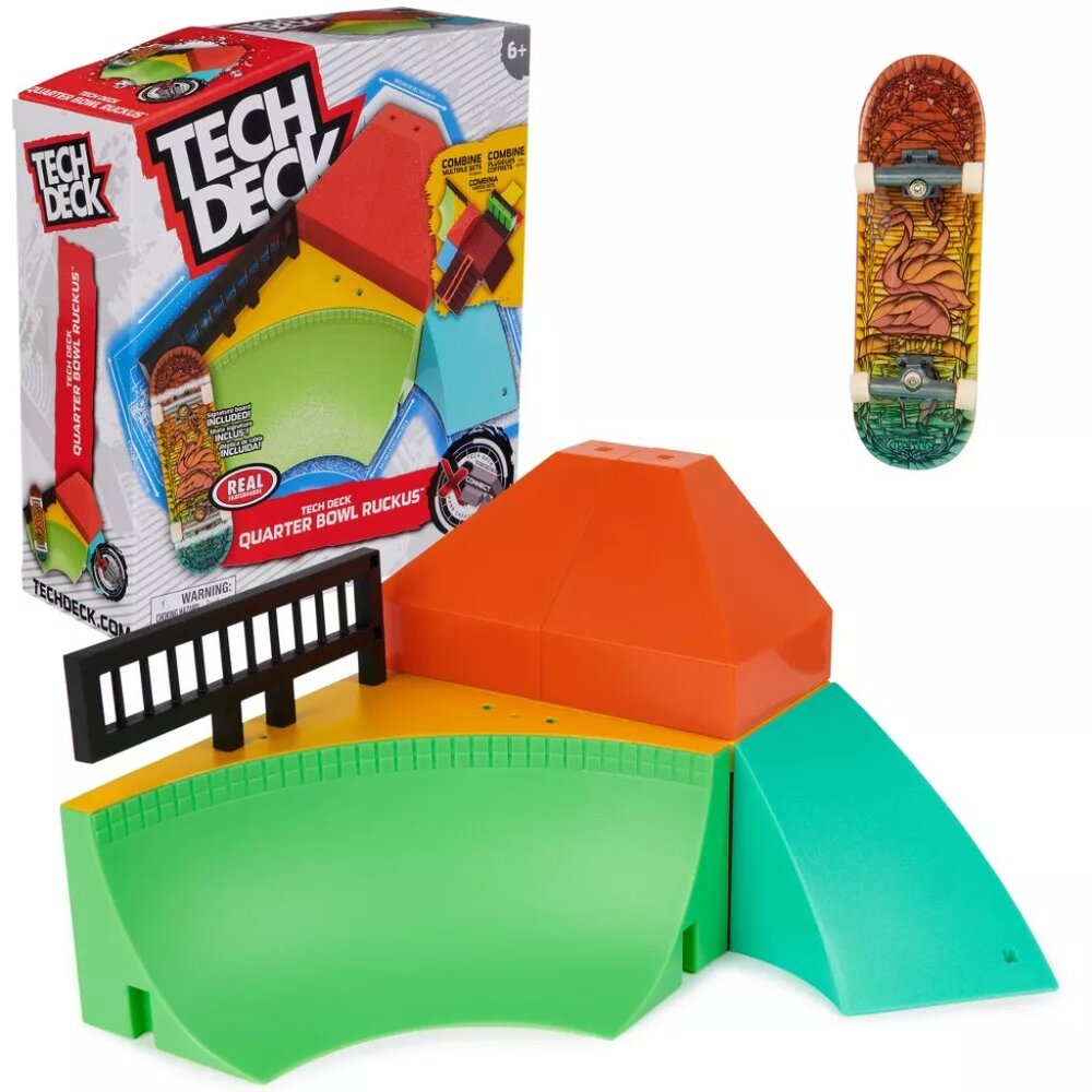 NEW Tech Deck Quarter Bowl Ruckus X-Connect Park Creator